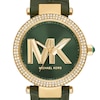 Thumbnail Image 3 of Michael Kors Parker Ladies' Green MK Dial & Green Leather Strap Watch