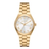 Thumbnail Image 0 of Michael Kors Lennox Ladies' White Dial & Gold-Tone Steel Bracelet Watch
