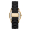 Thumbnail Image 1 of Michael Kors Runway Ladies' Gold-Tone Case & Black Rubber Strap Watch