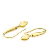 Thumbnail Image 1 of 9ct Yellow Gold Polish Teardrop Bead Drop Earrings