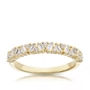 Thumbnail Image 0 of 18ct Yellow Gold 0.40ct Diamond Round & Baguette Cut Half Eternity Ring