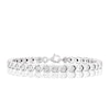 Thumbnail Image 0 of Sterling Silver 0.50ct Diamond Crossover Tennis Bracelet