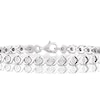 Thumbnail Image 1 of Sterling Silver 0.50ct Diamond Crossover Tennis Bracelet