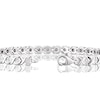 Thumbnail Image 2 of Sterling Silver 0.50ct Diamond Crossover Tennis Bracelet