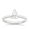 Thumbnail Image 0 of Platinum 0.50ct Diamond Pear Cut Solitaire Ring