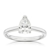 Thumbnail Image 0 of Platinum 1ct Diamond Pear Cut Solitaire Ring