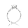 Thumbnail Image 2 of Platinum 1ct Diamond Oval Cut Solitaire Ring