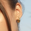 Thumbnail Image 1 of CARAT* LONDON Hera Yellow Gold Plated Vermeil Hoop Earrings