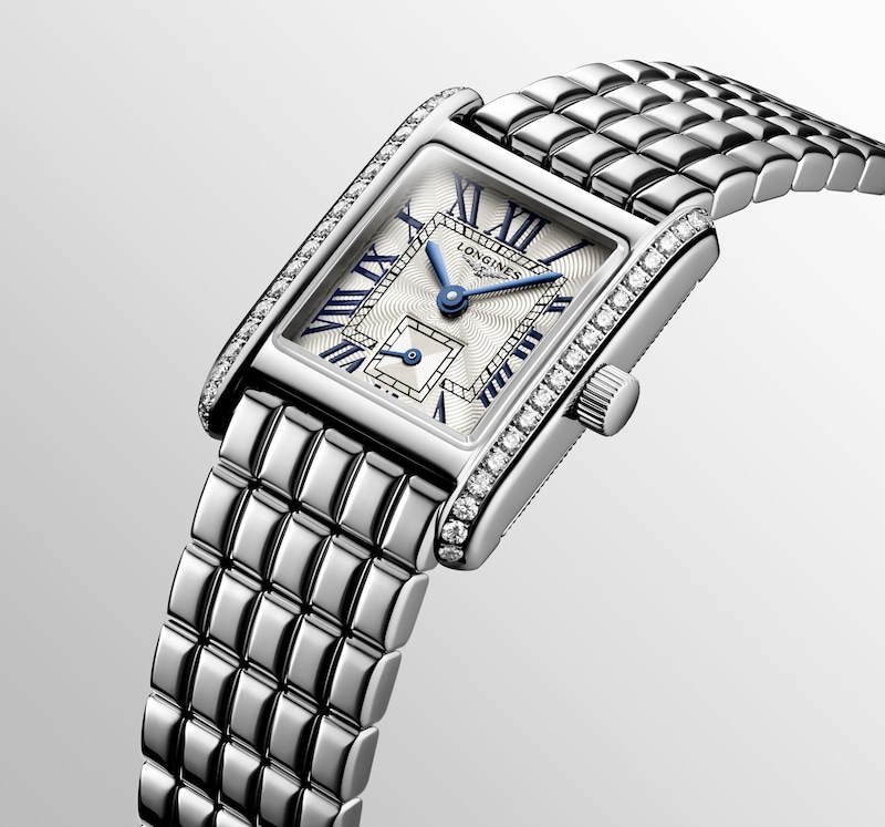 Longines Mini DolceVita Ladies' Diamond Case & Stainless Steel Bracelet Watch