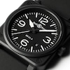 Thumbnail Image 3 of Bell & Ross BR 03 Matte Black Rubber Strap Watch