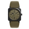 Thumbnail Image 0 of Bell & Ross BR 03 Military Khaki Green Rubber Strap Watch