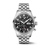 Thumbnail Image 0 of IWC Pilot’s Watches Men's Black Dial & Stainless Steel Bracelet Watch