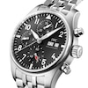 Thumbnail Image 2 of IWC Pilot’s Watches Men's Black Dial & Stainless Steel Bracelet Watch