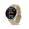 Thumbnail Image 7 of Garmin Venu 3 Tan Leather Strap Smartwatch