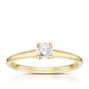 Thumbnail Image 0 of 14ct Yellow Gold 0.25ct Diamond Round Cut Solitaire Ring
