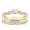 Thumbnail Image 0 of 9ct Yellow Gold 0.50ct Diamond Round Cut Solitaire Bridal Set