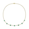 Thumbnail Image 0 of Le Vian Couture 18ct Yellow Gold Green Emerald  & 5.38ct Diamond Necklace