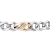 Thumbnail Image 1 of BOSS Rian Men's Stainless Steel & Gold IP 7.7 Inch Figaro Bracelet