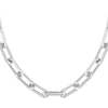 Thumbnail Image 1 of BOSS Halia Ladies' Stainless Steel 16 inch Crystal Link Chain
