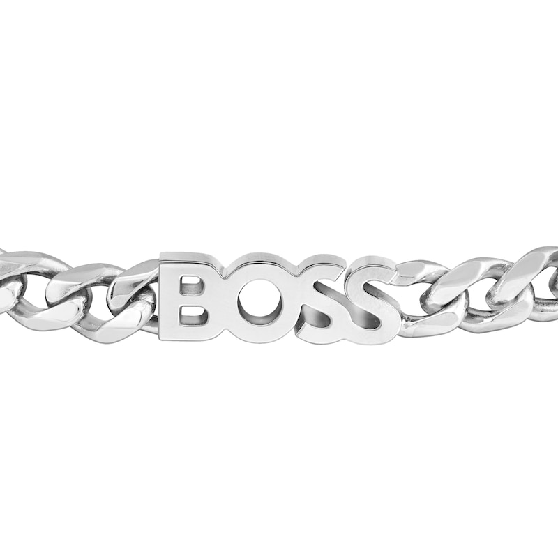 BOSS Kassy Ladies' Stainless Steel 6.5 Inch Curb Chain
