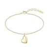 Thumbnail Image 0 of BOSS Honey Ladies' Gold-Tone 6.5 Inch Heart Shaped Bracelet