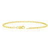 Thumbnail Image 2 of 9ct Yellow Gold 8 Inch Box Chain Bracelet