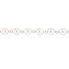 Thumbnail Image 1 of 9ct White Gold 7.5 Inch Cultured Pearl Beaded Bracelet