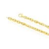 Thumbnail Image 2 of 9ct Yellow Gold Puffed Anchor Chain Bracelet