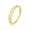 Thumbnail Image 1 of 9ct Yellow Gold Rope Twist Ring