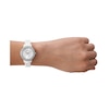 Thumbnail Image 3 of Emporio Armani Ladies' Silver Dial & Ceramic Bracelet Watch