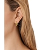 Thumbnail Image 2 of Michael Kors 14ct Gold Plated Sterling Silver Half Hoop Earrings