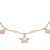 Thumbnail Image 1 of Emporio Armani Ladies' Rose Gold-Tone 6 Inch Station Charm Bracelet