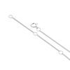 Thumbnail Image 2 of 9ct White Gold 0.10ct Diamond 18 Inch Interlink Twist Necklace
