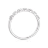 Thumbnail Image 2 of Sterling Silver 0.15ct Diamond Round Cluster Eternity Ring