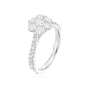 Thumbnail Image 1 of Platinum 1ct Diamond Flower Shaped Cluster Ring