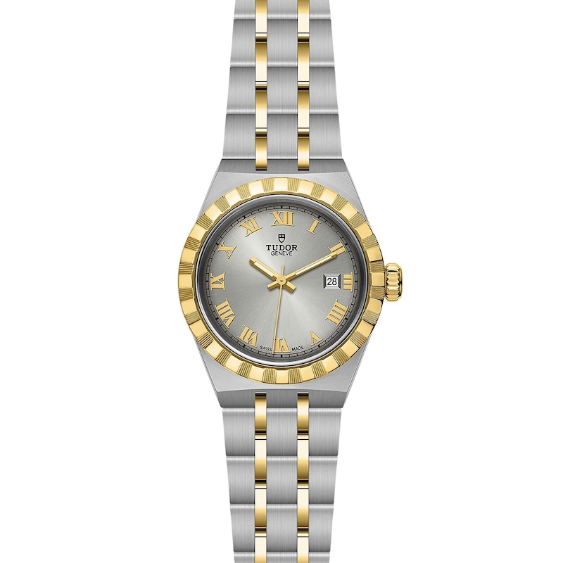 Tudor Royal 28mm Ladies' 18ct Yellow Gold & Stainless Steel Bracelet Watch