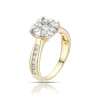 Thumbnail Image 1 of 9ct Yellow Gold 1ct  Diamond Cluster Ring