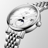 Thumbnail Image 4 of Longines Elegant Ladies' Diamond & Moonphase Stainless Steel Watch