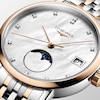 Thumbnail Image 1 of Longines Elegant Ladies' Diamond 18ct Rose Gold & Stainless Steel Watch