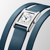 Thumbnail Image 4 of Longines Mini DolceVita Blue Leather Double Strap Watch
