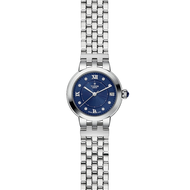 Tudor Clair De Rose Ladies' 34mm Diamond & Stainless Steel Bracelet Watch