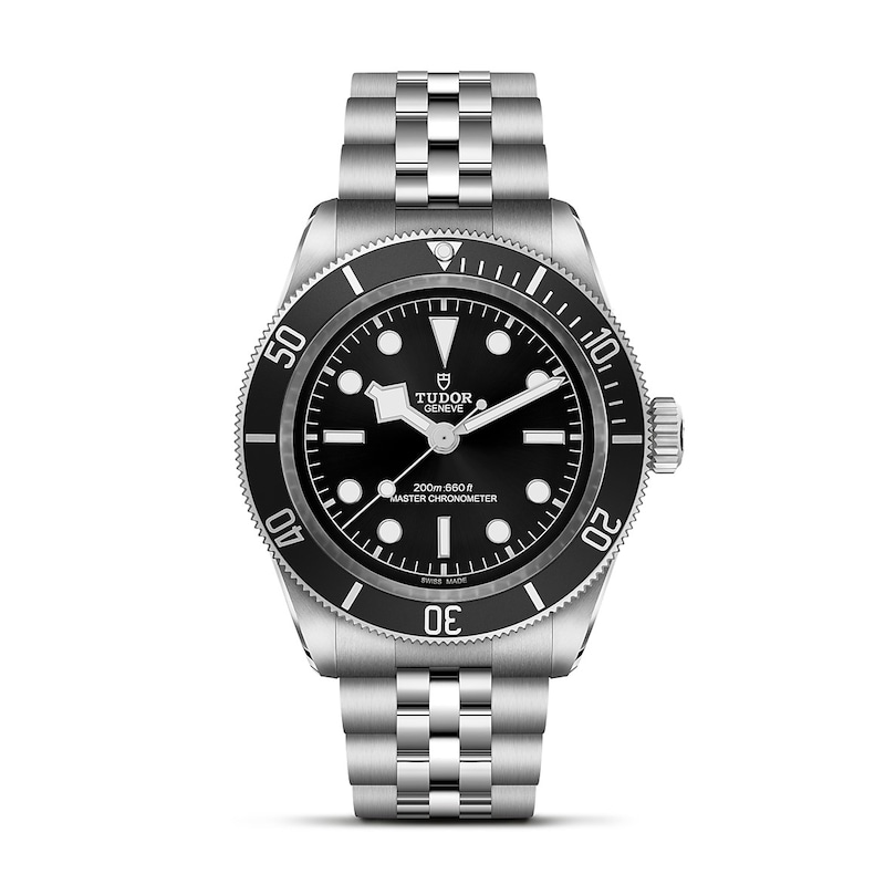 Tudor Black Bay Men's Black Dial & Stainless Steel Bracelet Watch