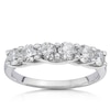 Thumbnail Image 0 of Platinum 1ct 6 Stone Diamond Eternity Ring