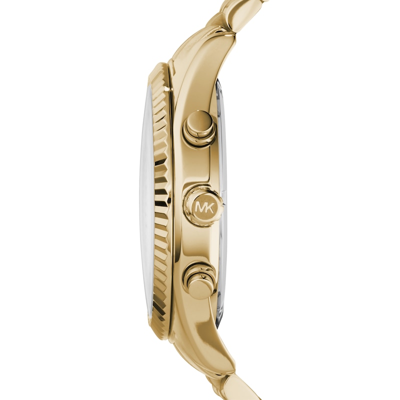 Michael Kors Lexington Men's Gold-Tone Bracelet Watch